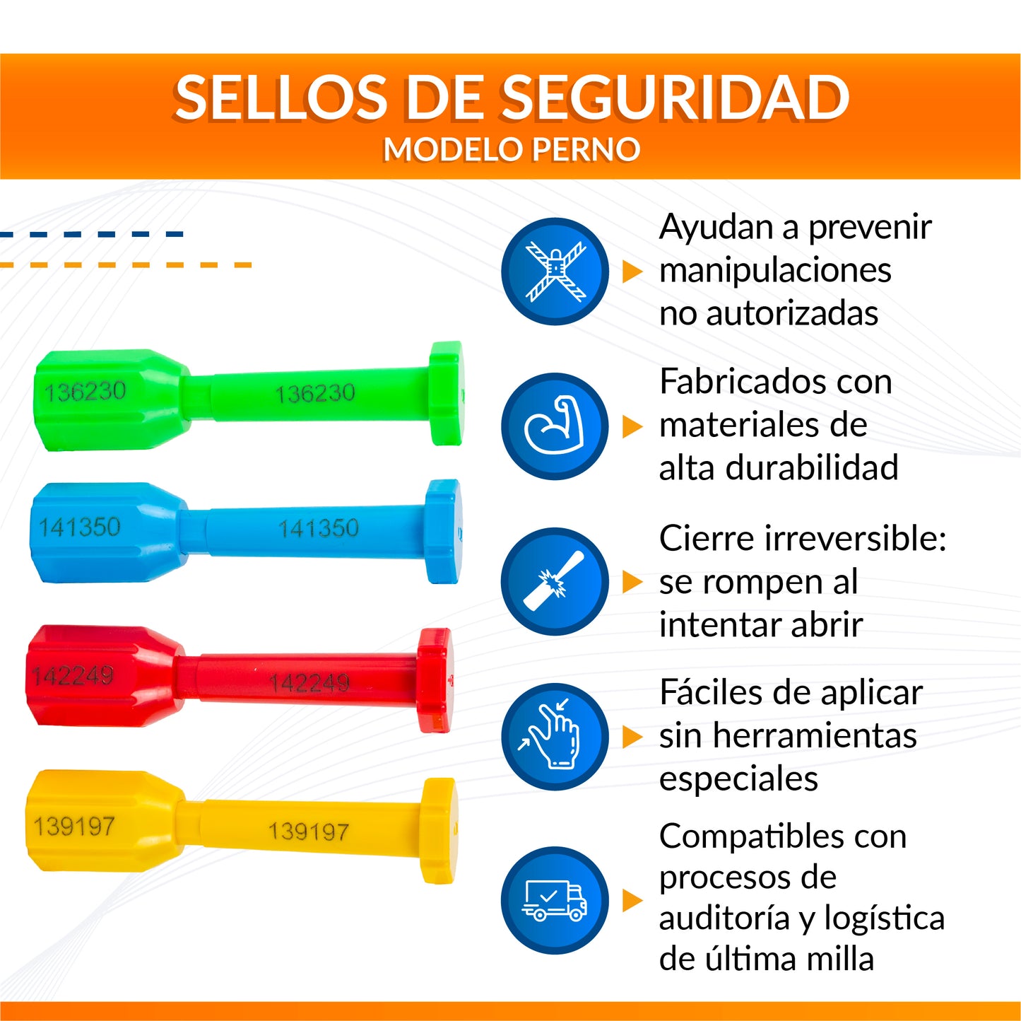 Sellos de Seguridad de Perno