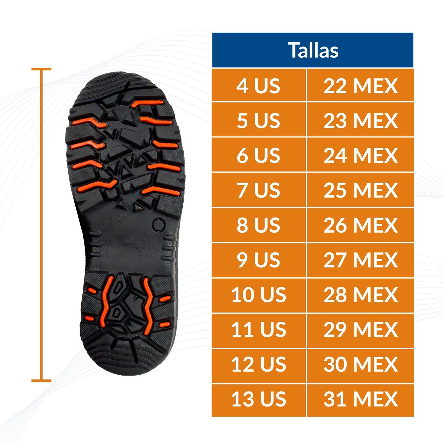 Botas de Seguridad Económica Color Negro