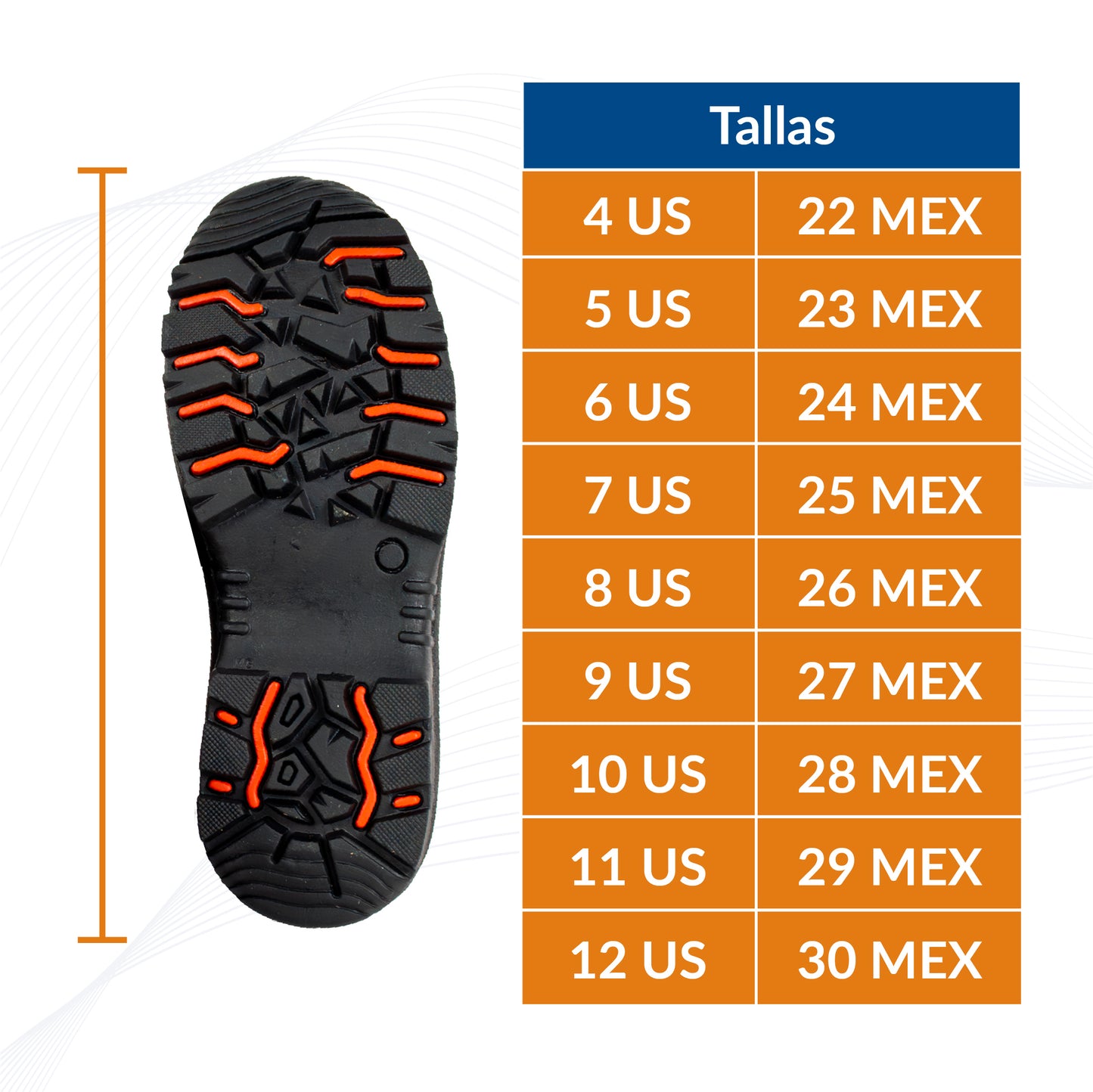 Botas de Seguridad Standard Color Negro