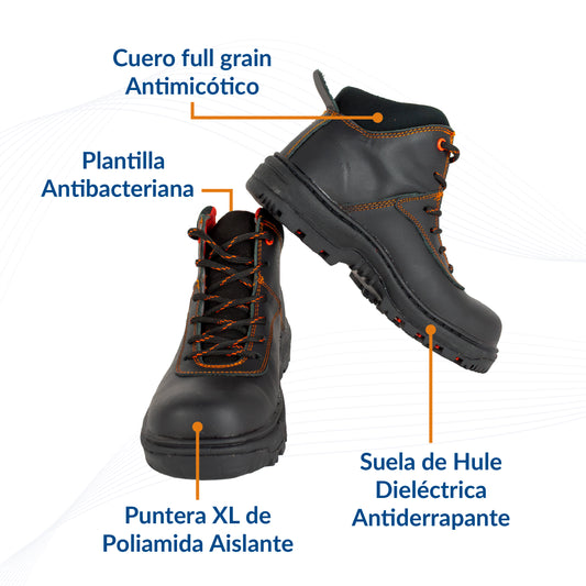 Botas de Seguridad Standard Color Negro