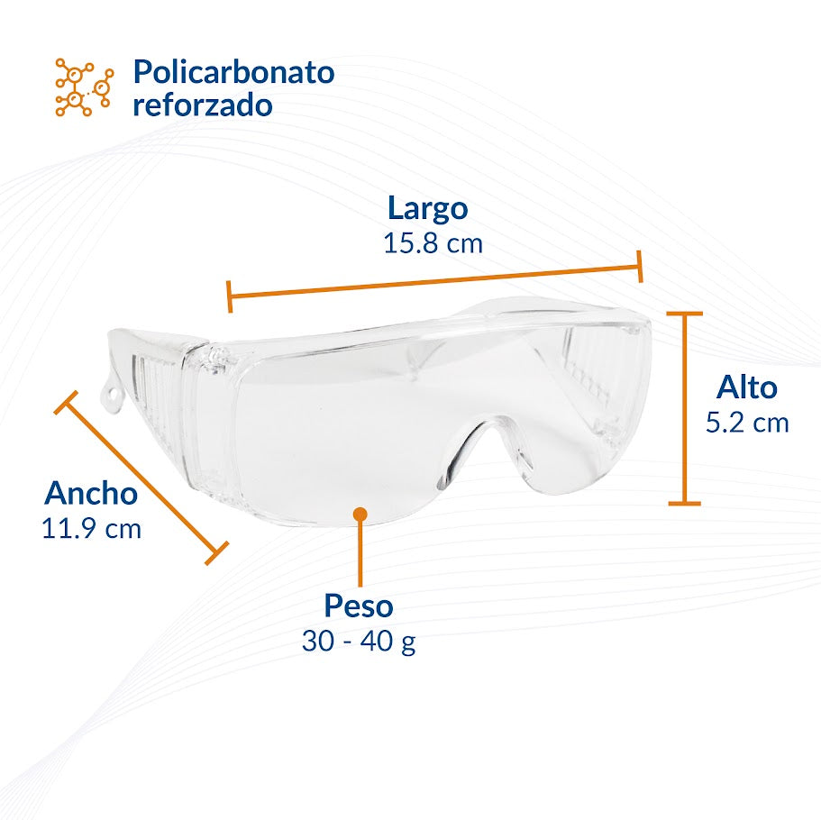 Lentes de Seguridad de Policarbonato