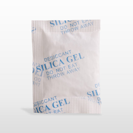 Sobre de silica gel Packsys de 5 g. Venta en unidades de 100 sobres.