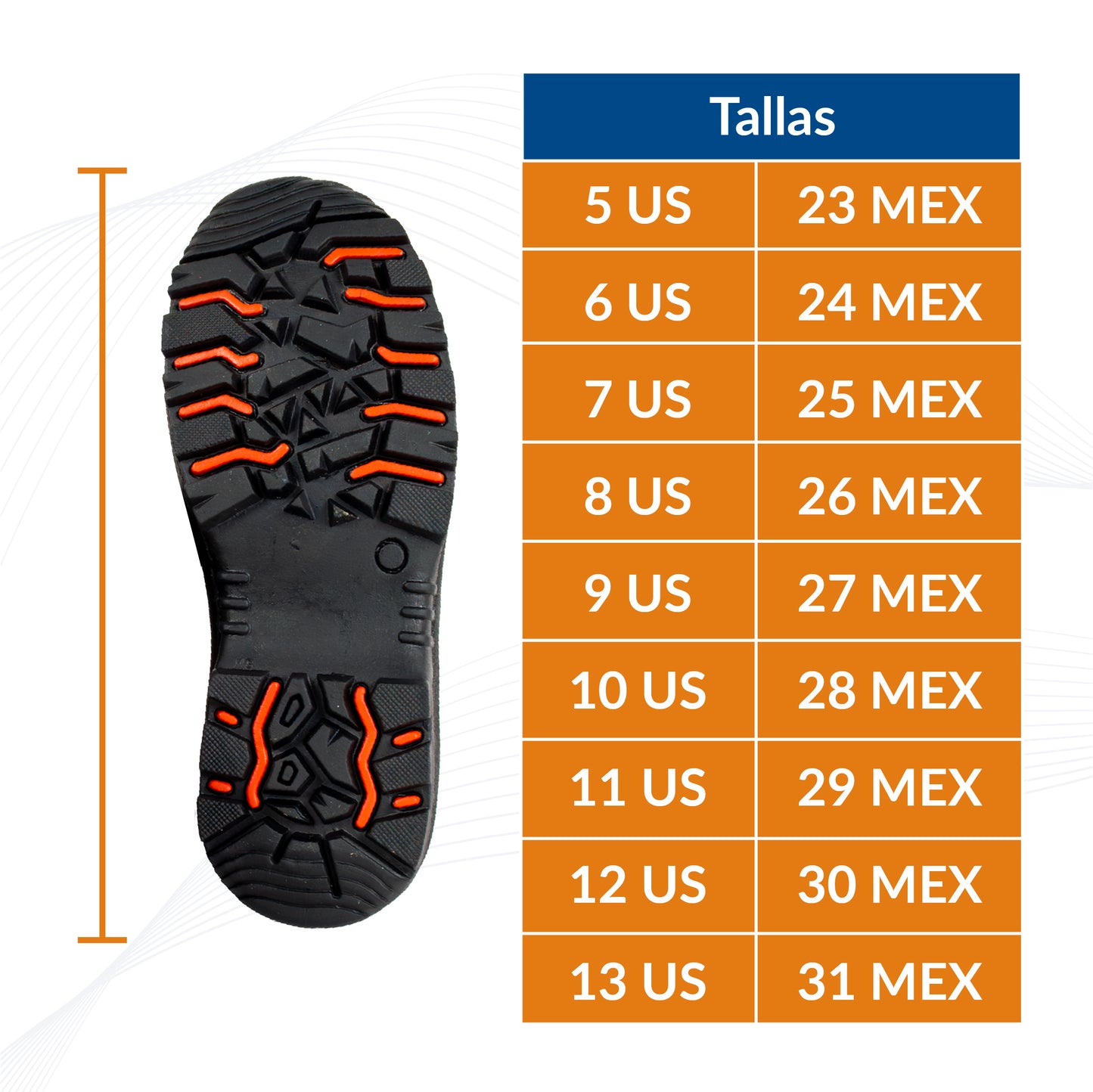 Botas de Seguridad Standard Color Negro