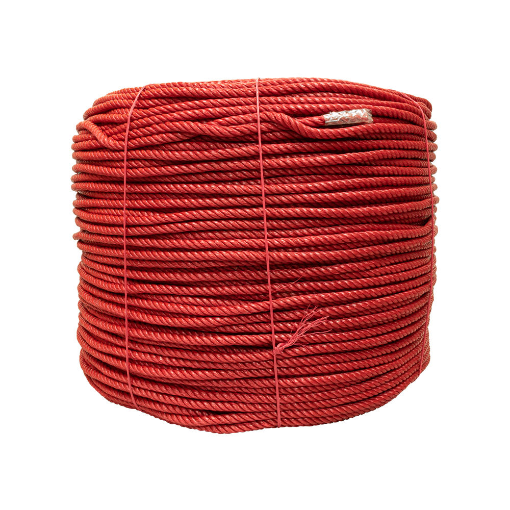 Cuerda De Polipropileno Trenzada 4mm X 100m - Morado Oscuro, Para Tendedero, Camping Y Bricolaje