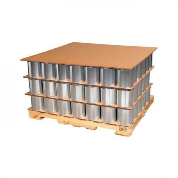 Lámina de Cartón Corrugado para tarimas de  1 x 1.2 mts