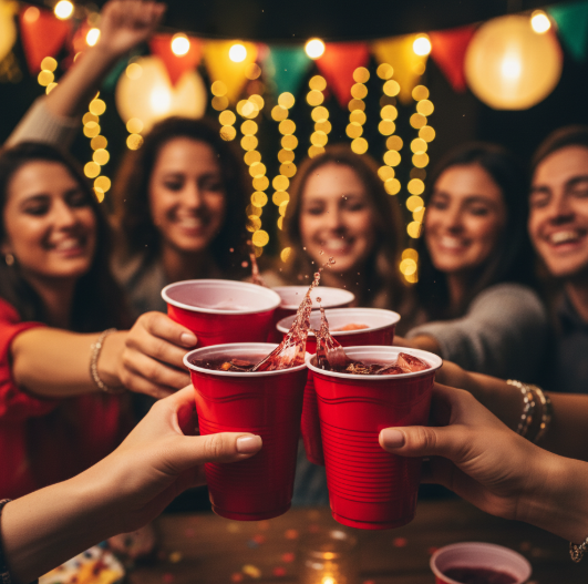 Vaso Fantasy Rojo Bicolor #16 – Caja con 1000 piezas