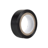 Rollo de cinta de aislar negra de 19 mm por 8 m.