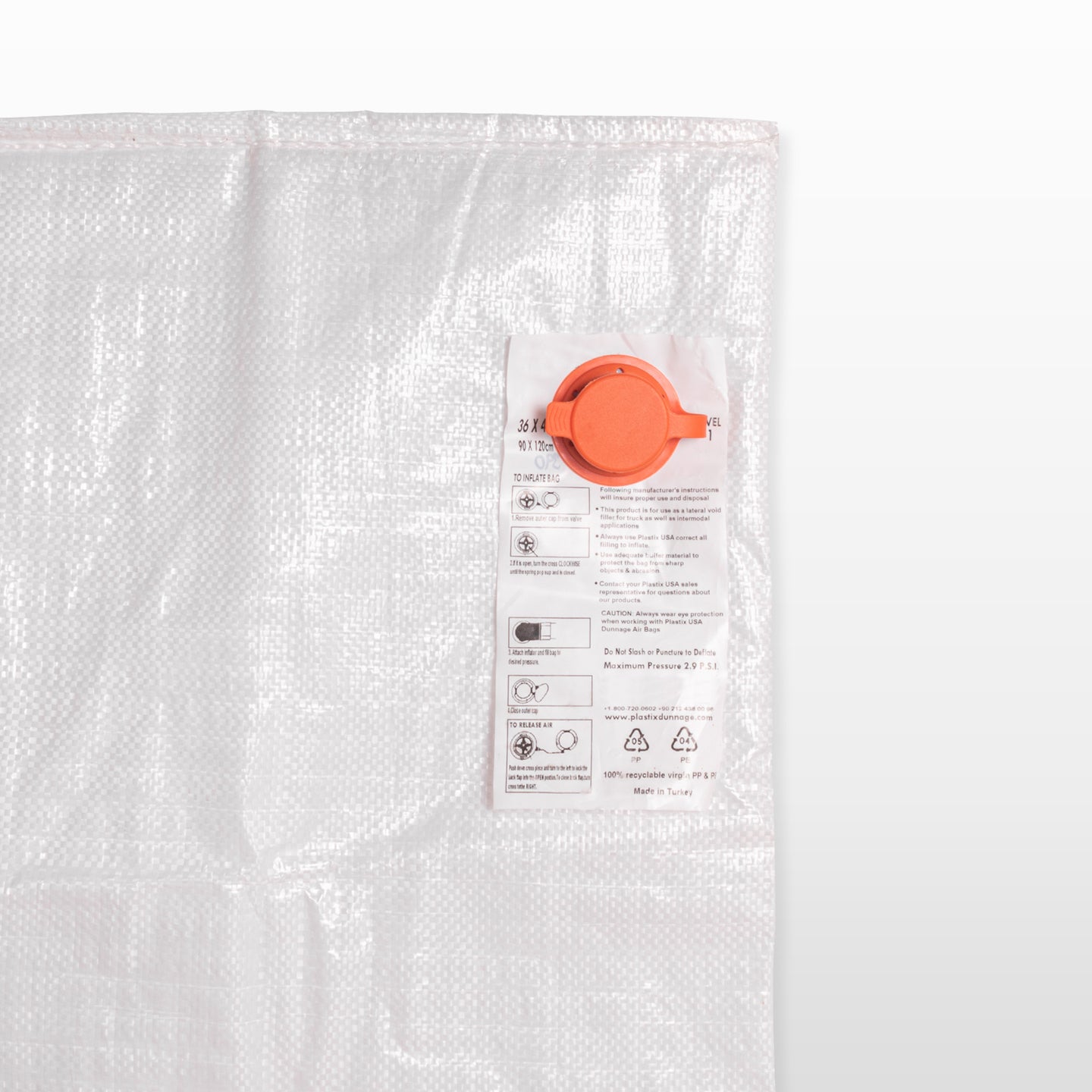 Bolsas Inflables de Polipropileno para protección de carga – Packsys