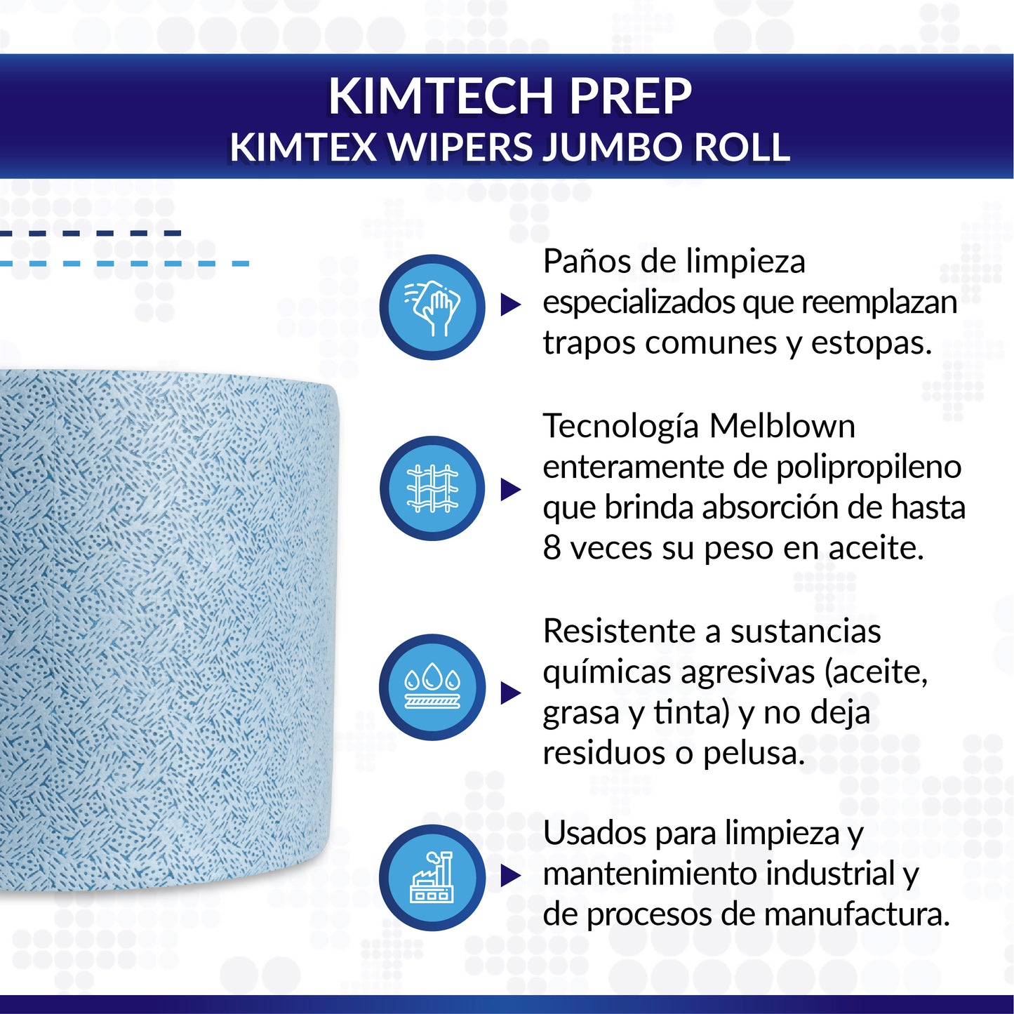 Kimtech Prep* Kimtex* Wipers, Jumbo Roll