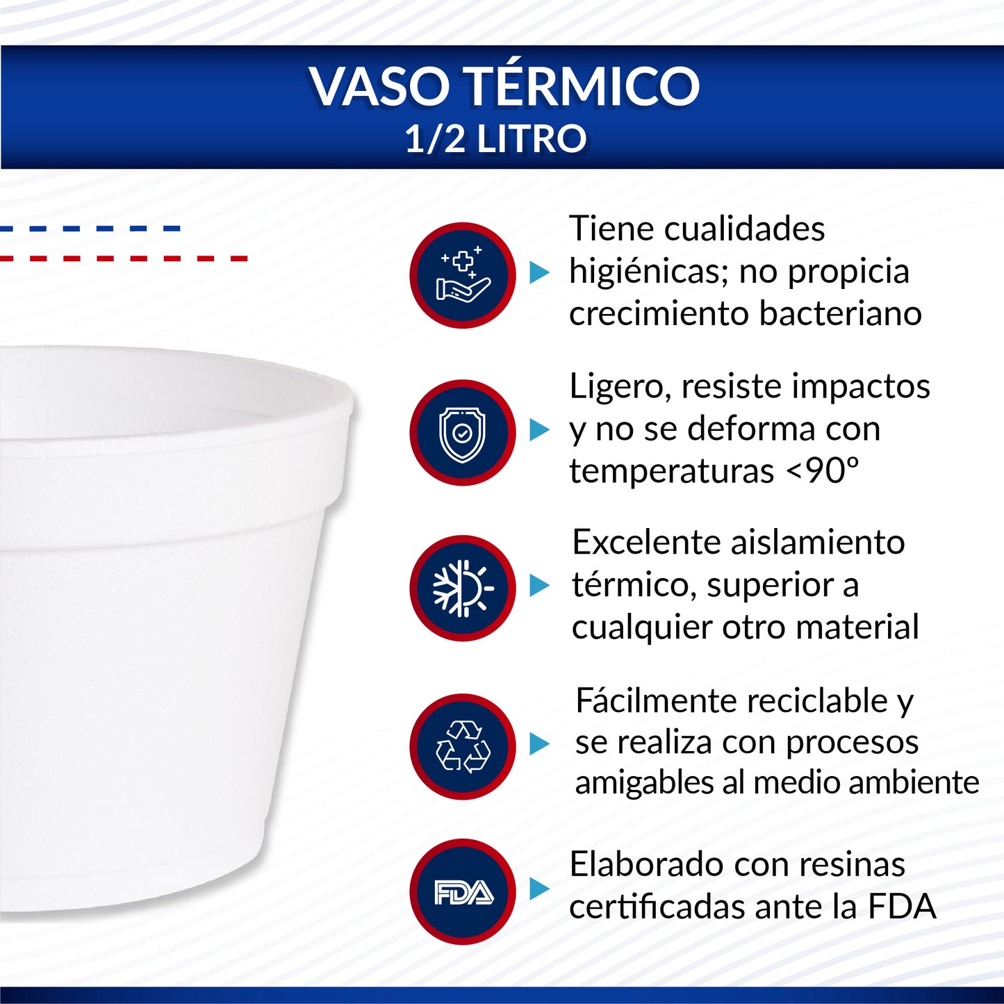 Vaso térmico 1/2 litro Reyma