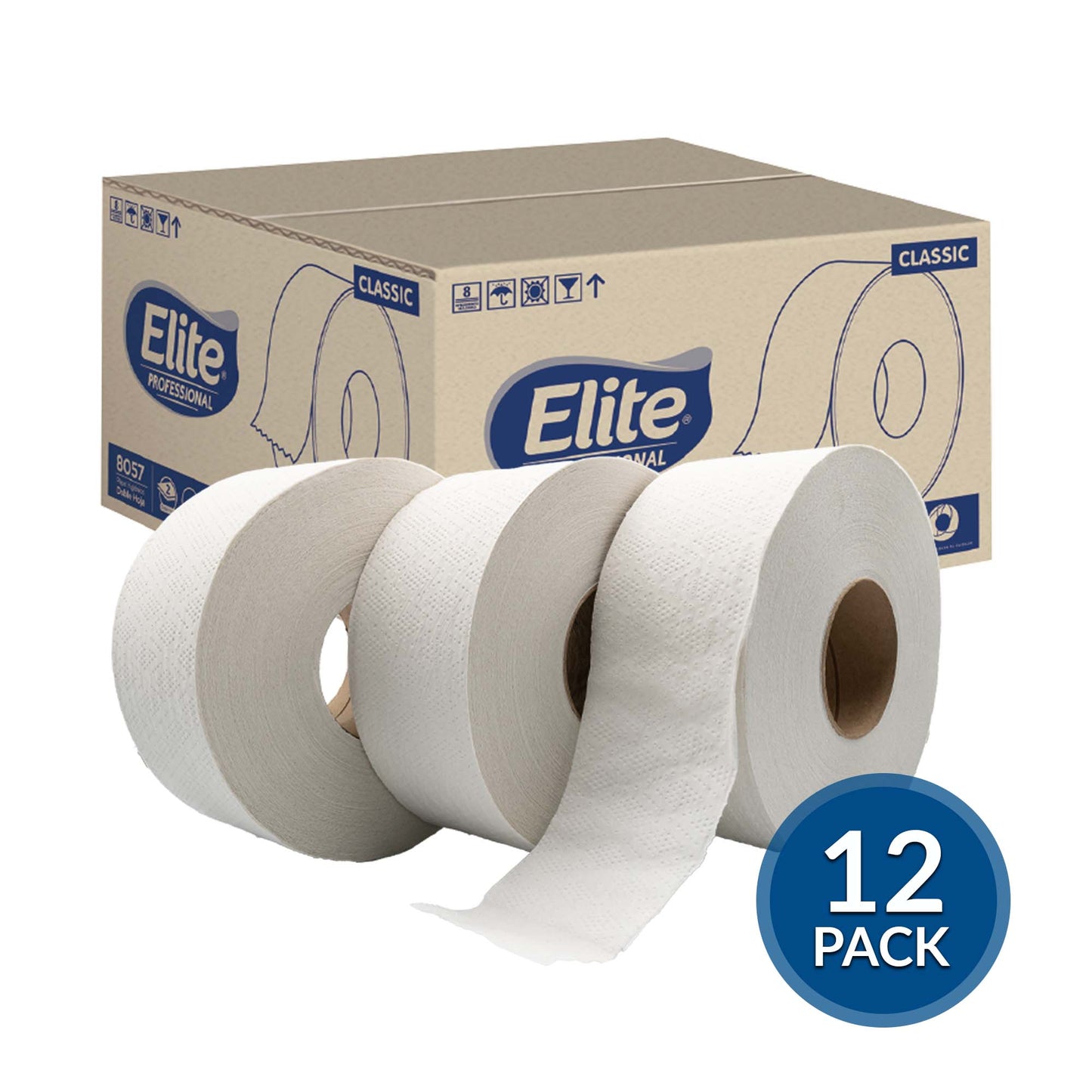 Papel Higiénico Elite® Junior HD 200 m 12 rollos 9 cm – Packsys
