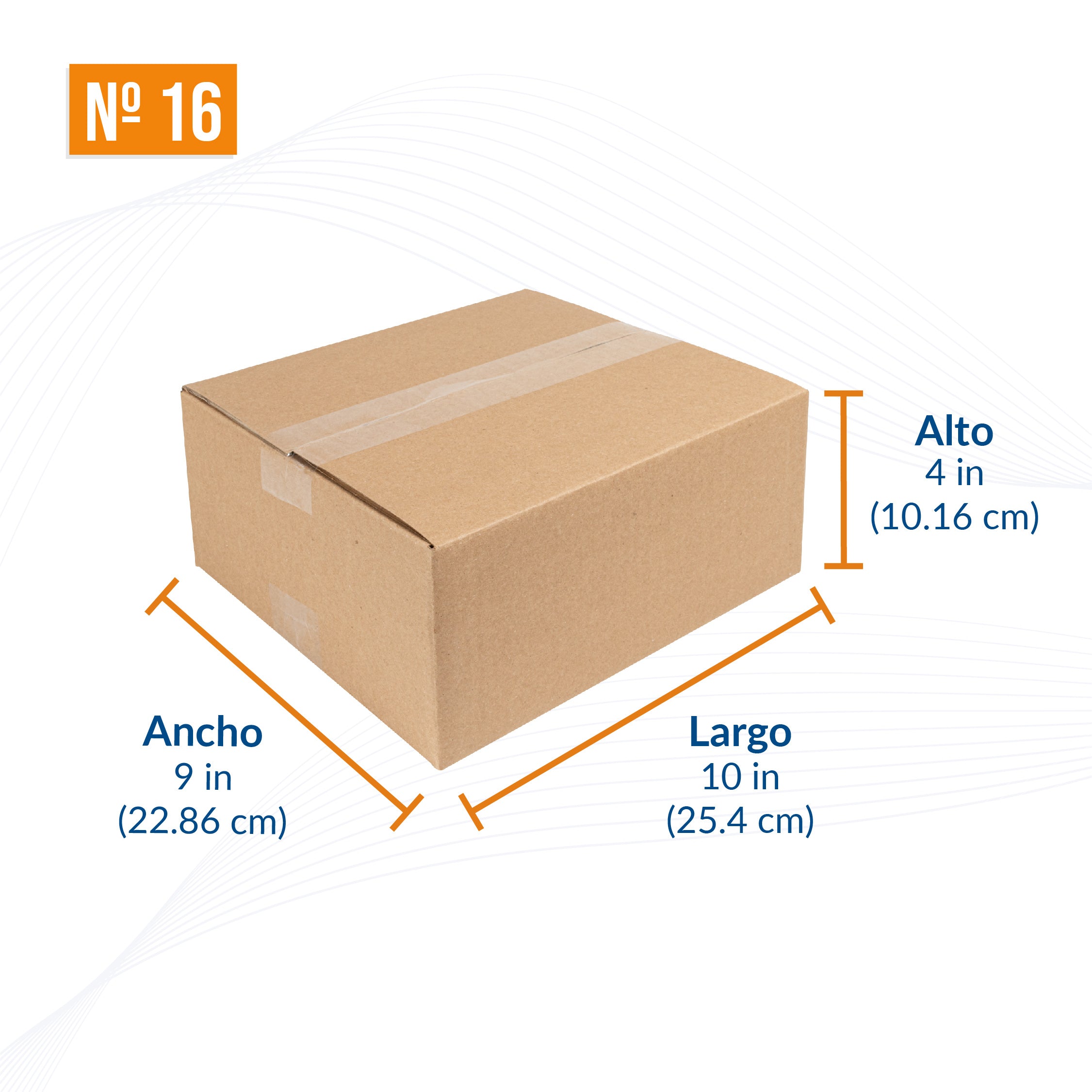 Caja Carton E-commerce 26x16x16 Cm Envios Paquete 25 Piezas — BozaMx