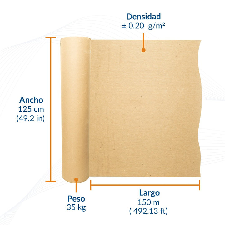 Rollos De Papel Kraft Packsys 3434