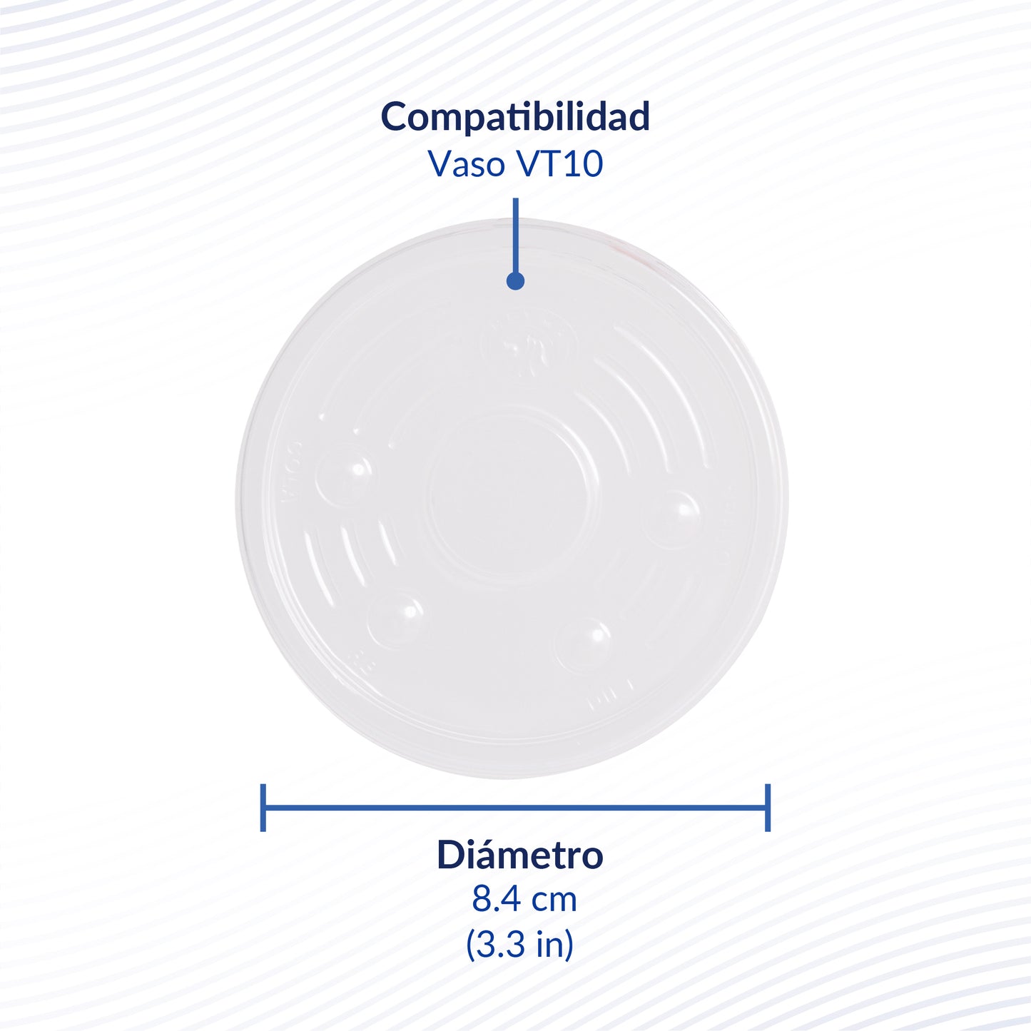 Kit Vaso térmico VT10 + Tapa Lisa p/vaso VT10 Reyma