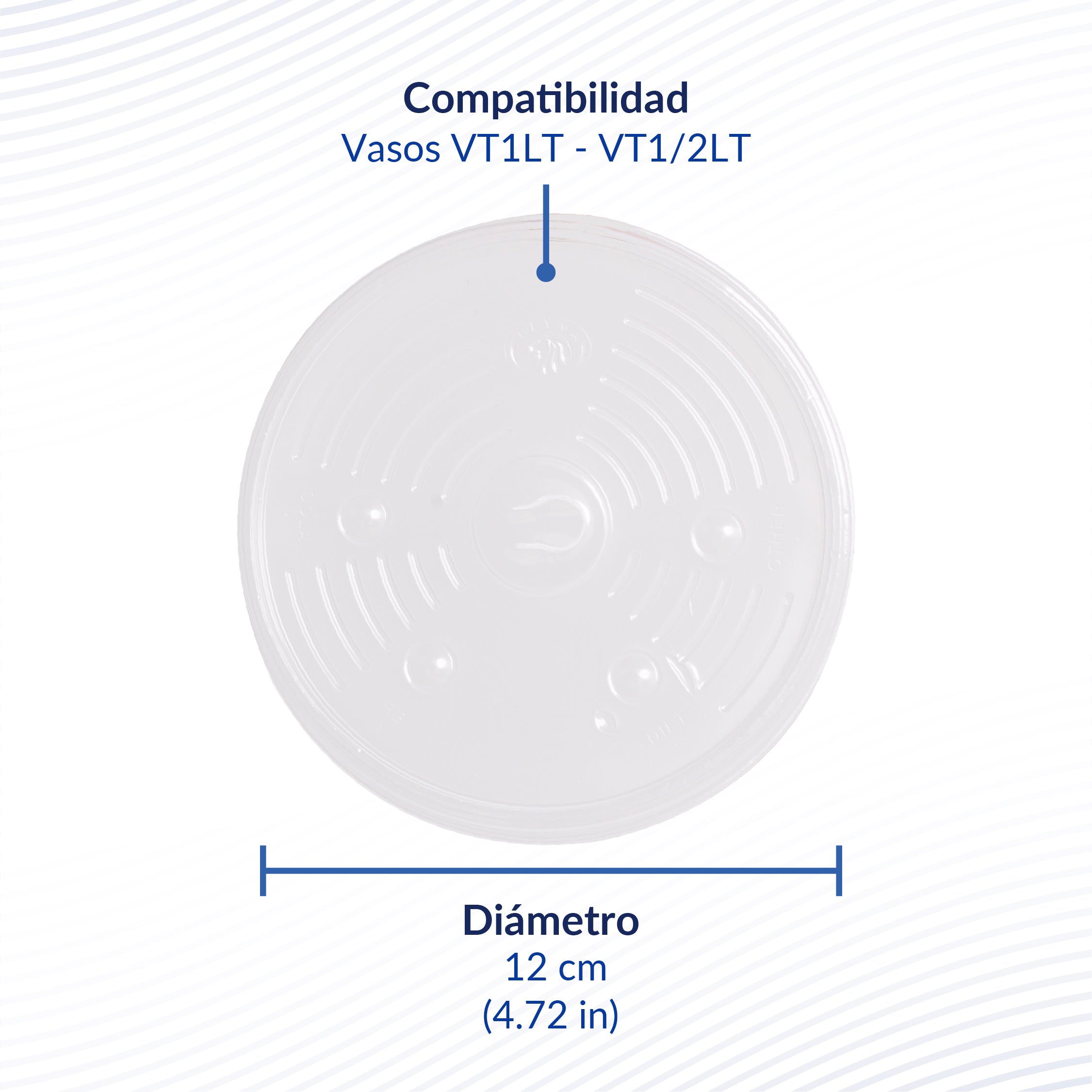 Kit Tapa Domo + Vaso 12eu Reyma – Packsys