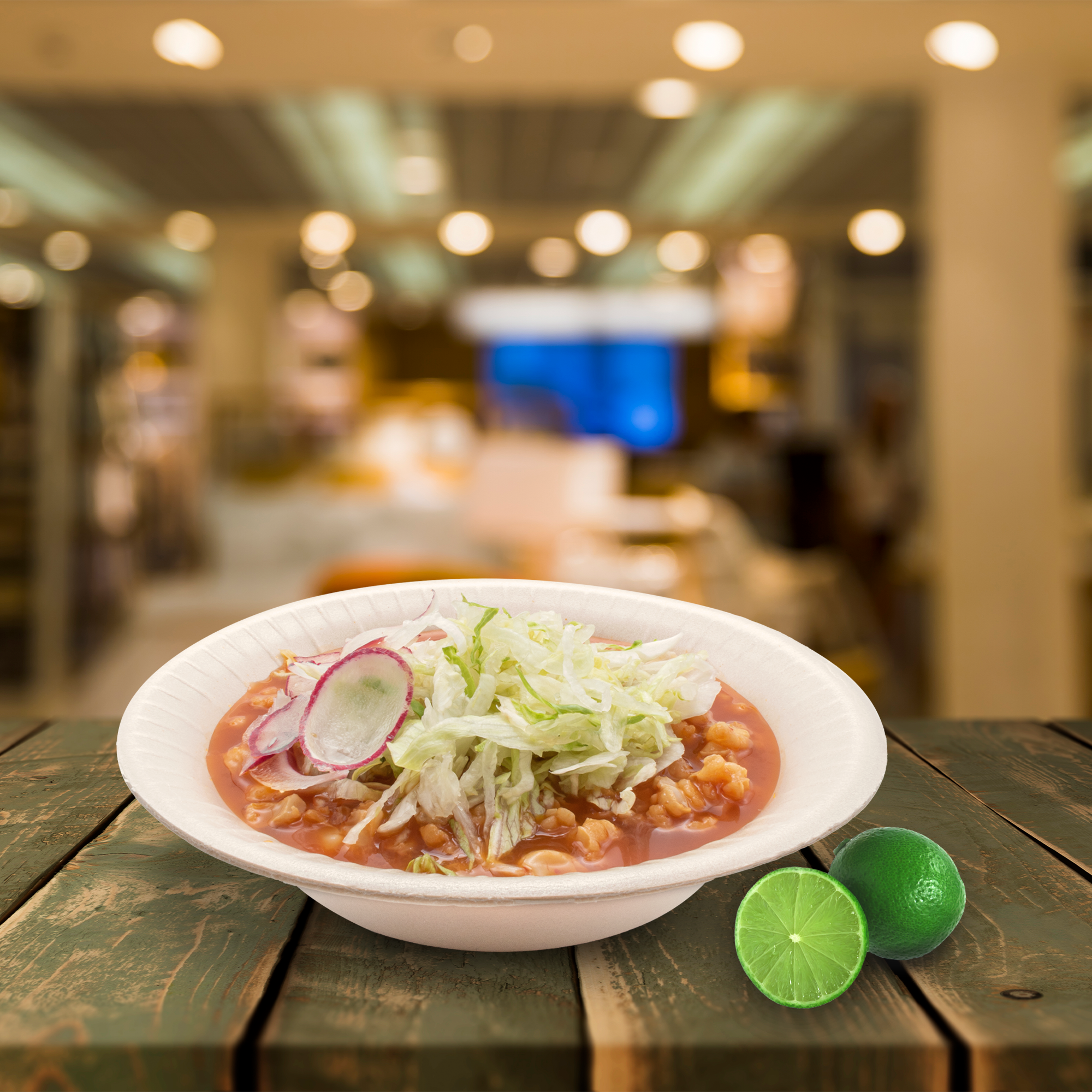 Vasos Plato De Unicel Para Pozole Desechables Elegantes Plato