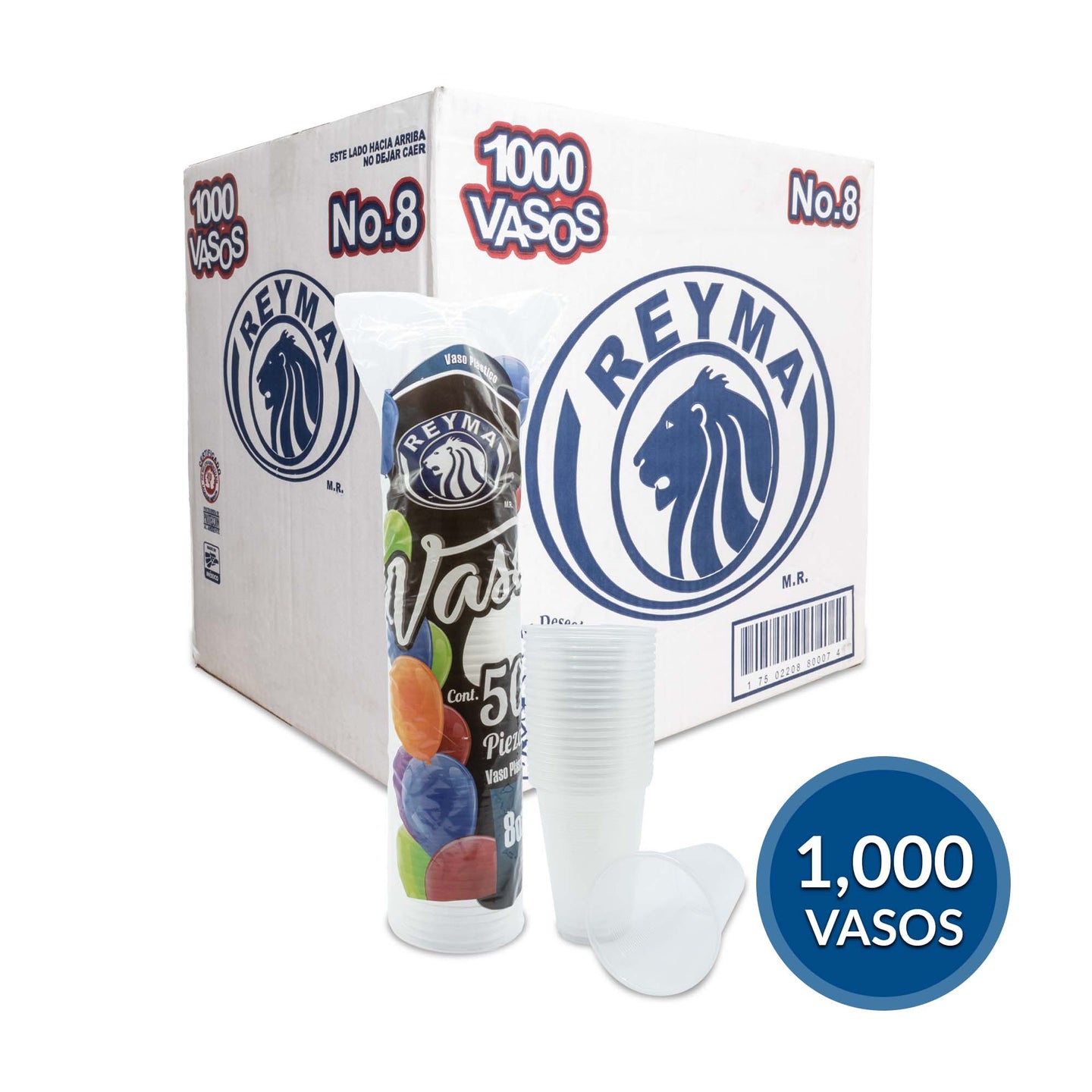 Kit Vaso + Tapa Lisa Reyma VP8 – Packsys